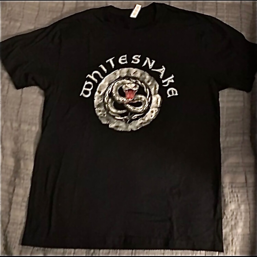 Whitesnake 2019 World Tour w/ tour dates TShirt Mens Sz Medium NEW